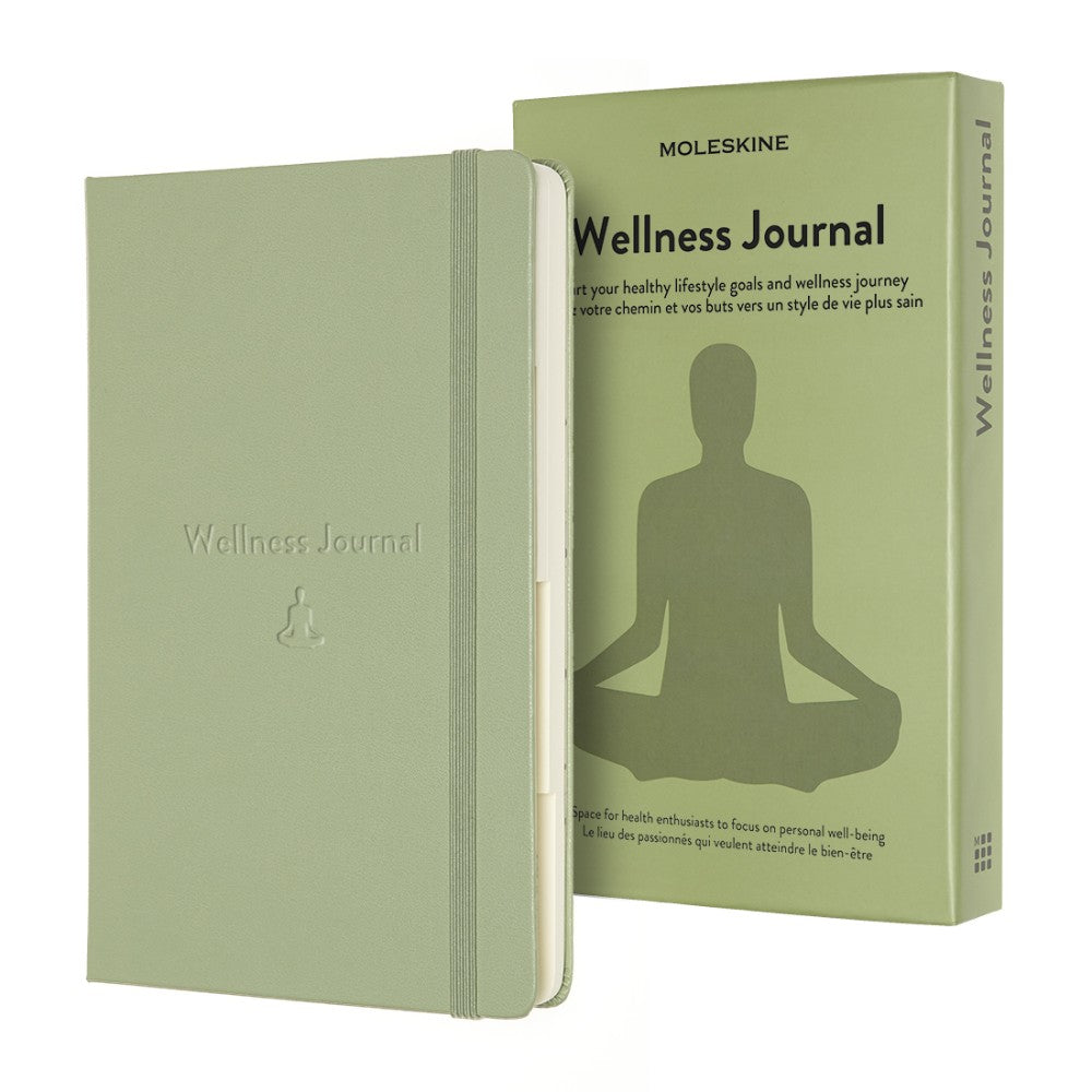 Moleskine Passion Journal Hardcover Large / A5 / Wellness / grün