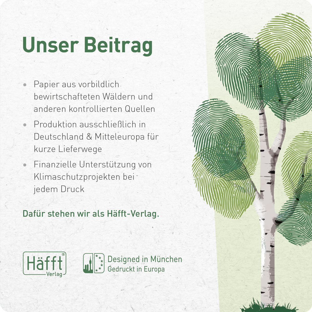 Informationsgrafik des Häfft-Verlags mit Angaben und Zertifikaten zum Produkt H-024-30.