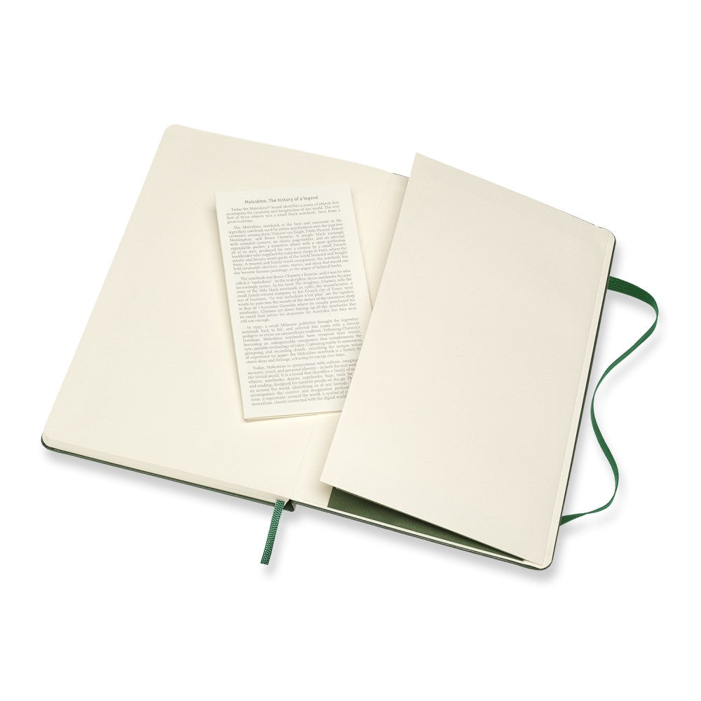 Moleskine Notizbuch Hardcover Large / A5 / blanko / myrtengrün