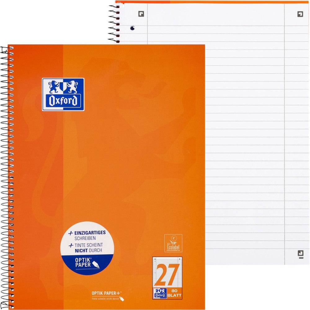 Oxford Classic Collegeblock / A4+ / 80 Blatt