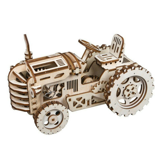 ROKR 3D-Holz-Puzzle Traktor Modellbausatz