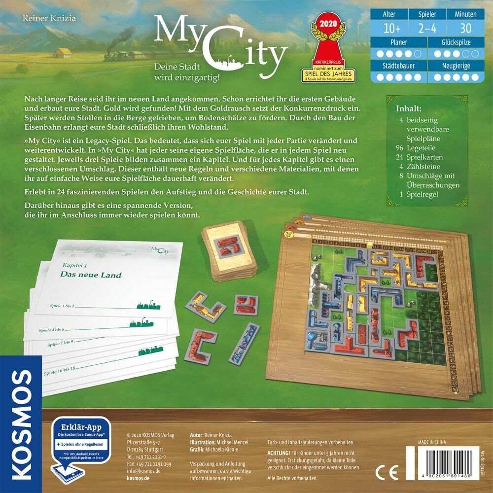 My City von Kosmos - Brettspiel / Familienspiel
