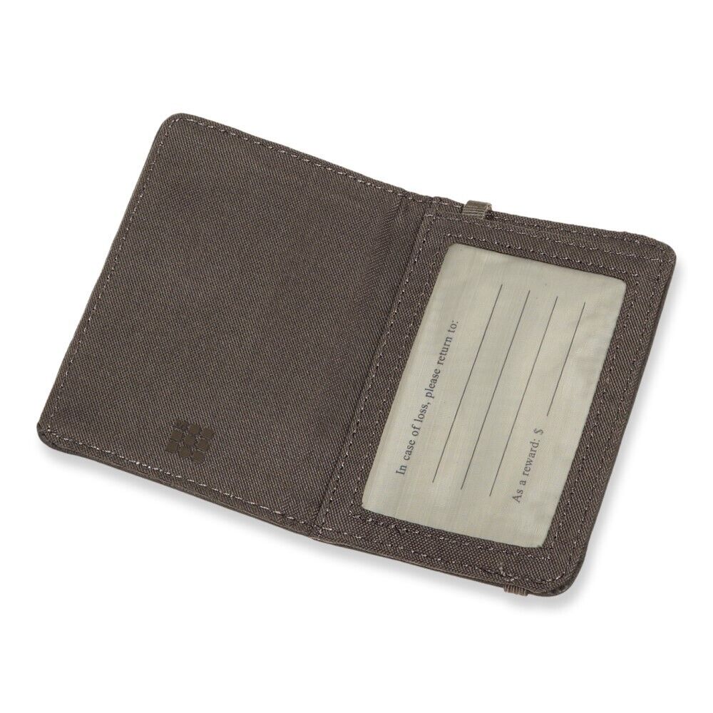 Moleskine Gepäckanhänger / braungrau