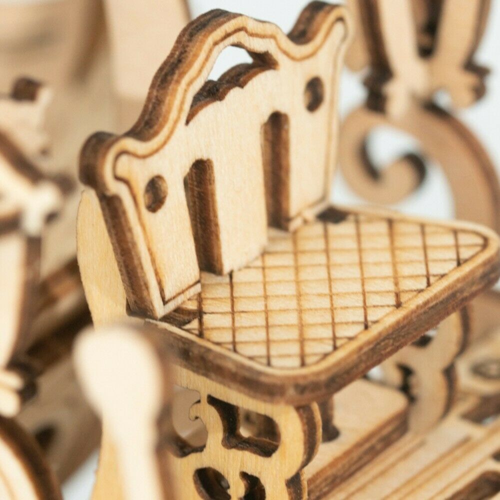 Rolife 3D-Holz-Puzzle "Pumpkin Cart"