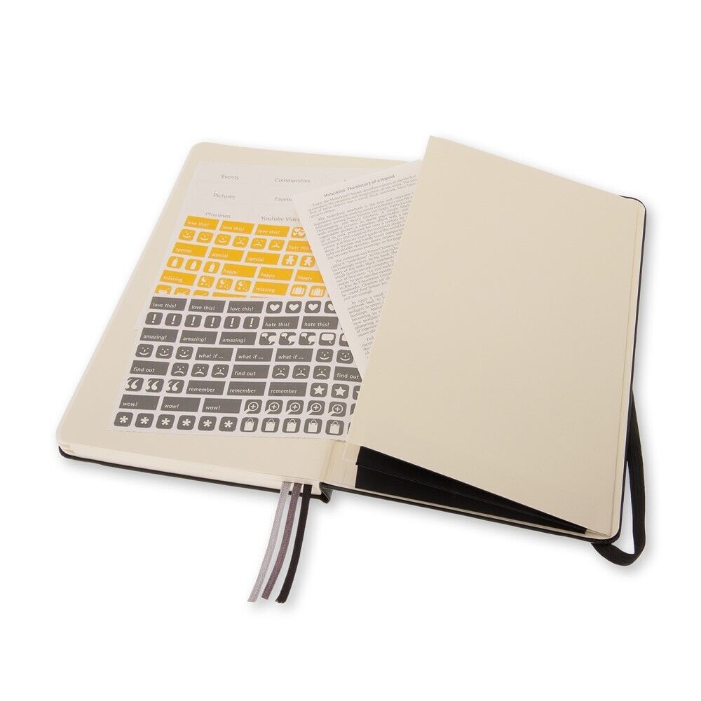 Moleskine Passion Journal Baby Large fester Einband mit Prägung