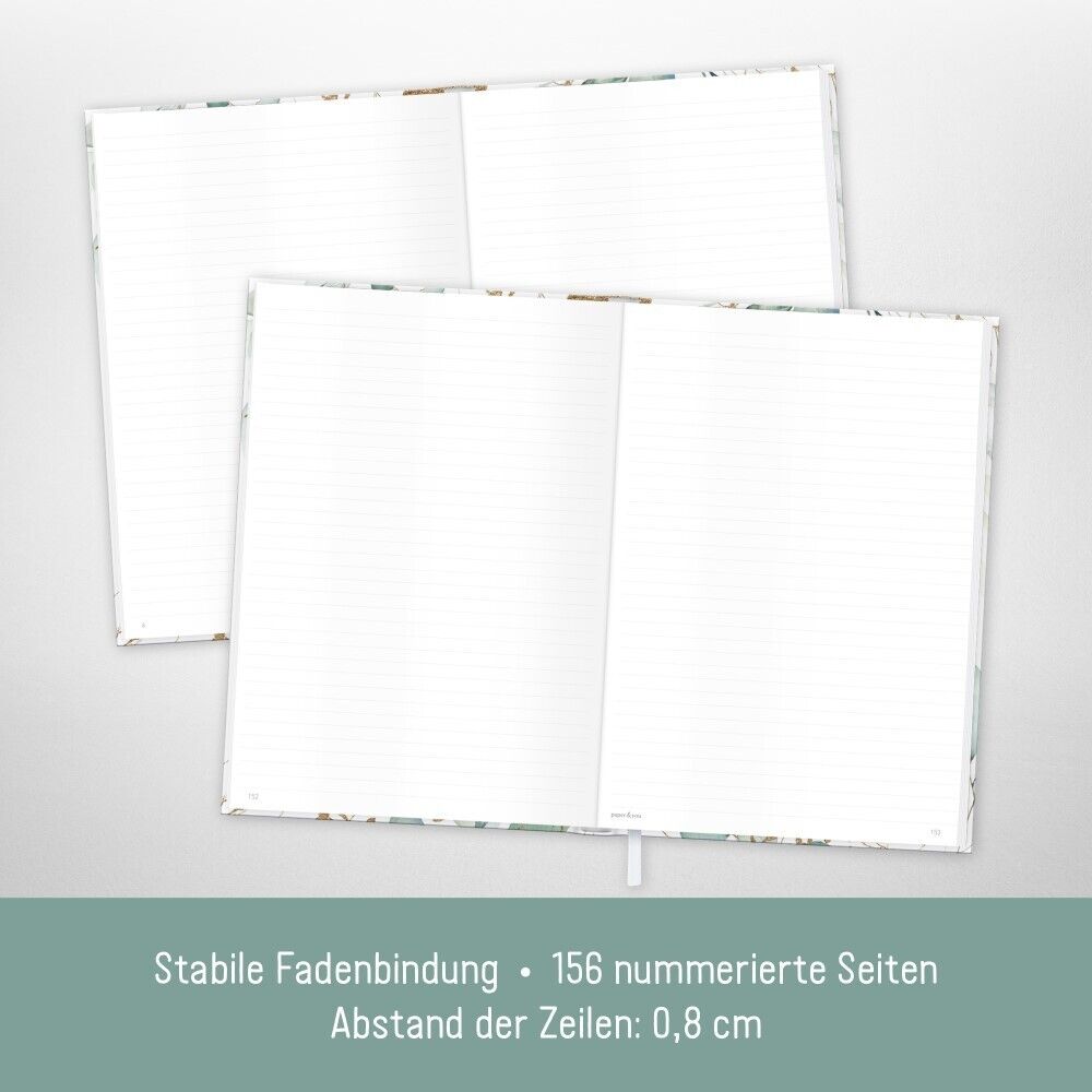 paper&you Journal A4+ / liniert / Blattgold / Häfft-Verlag
