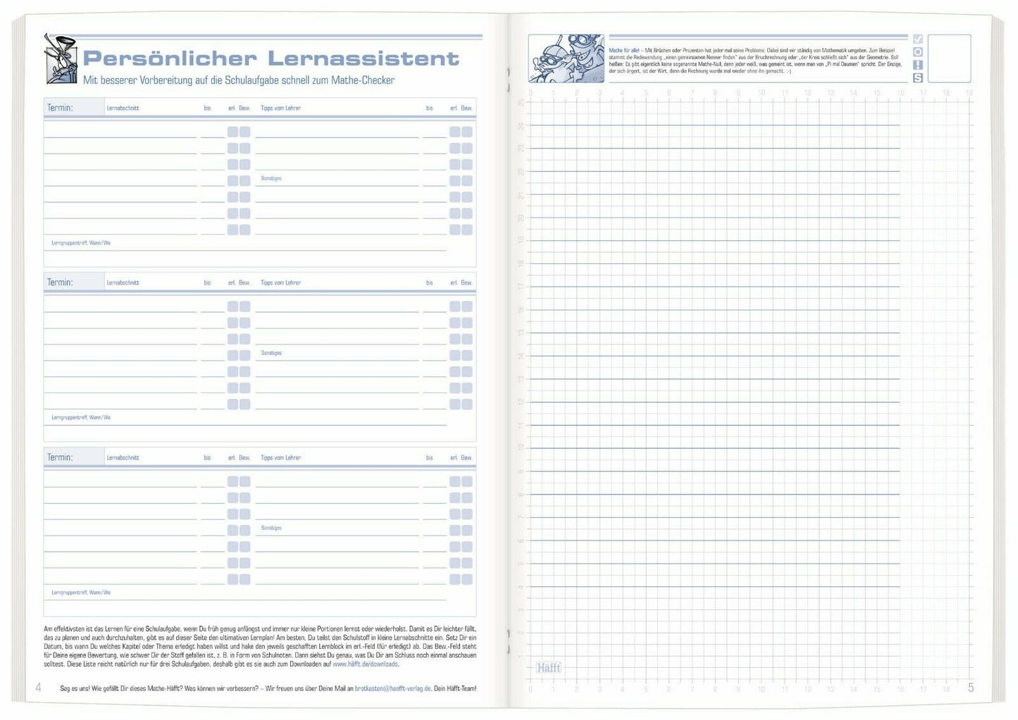 Mathe-Häfft Premium / A4 / 64 Seiten