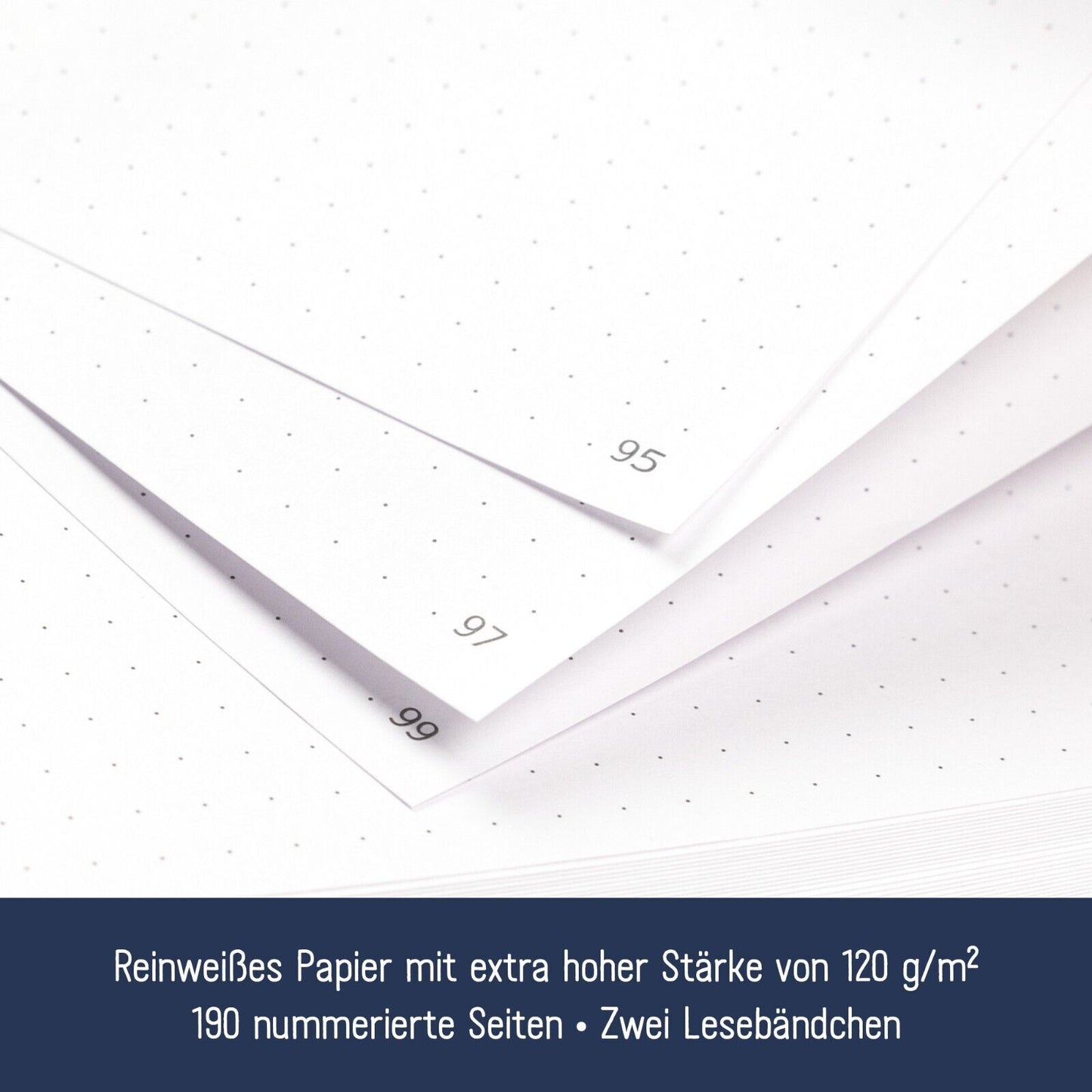 paper&you Journal Premium / dotted / A5 / Make your dreams happen / Häfft