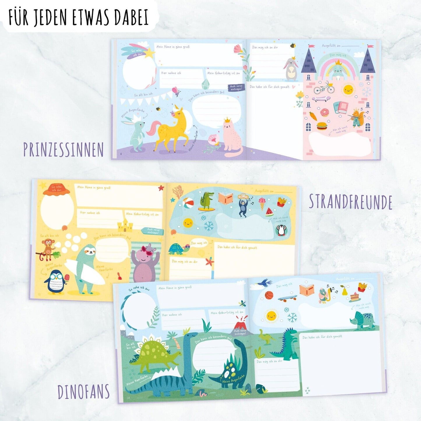 Lernfreunde Freundebuch / Kindergarten / Einhorn / vom Häfft-Verlag