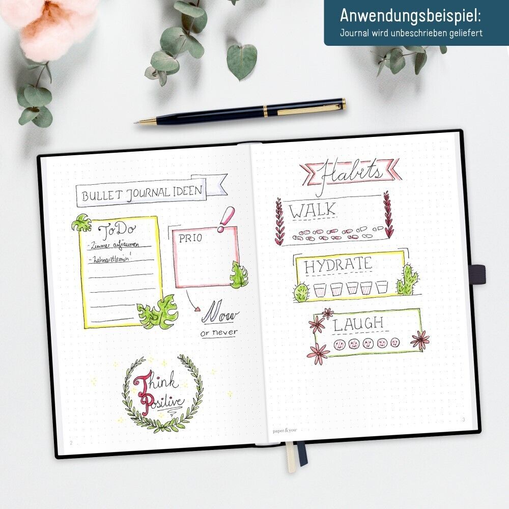 paper&you Journal Premium A5 / gepunktet / New Adventures / Häfft-Verlag