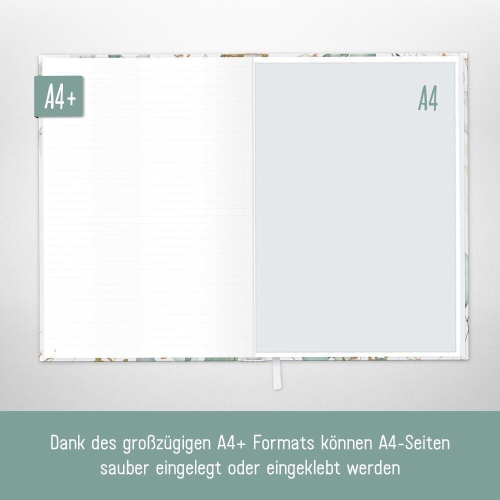 paper&you Journal A4+ / liniert / Blattgold / Häfft-Verlag