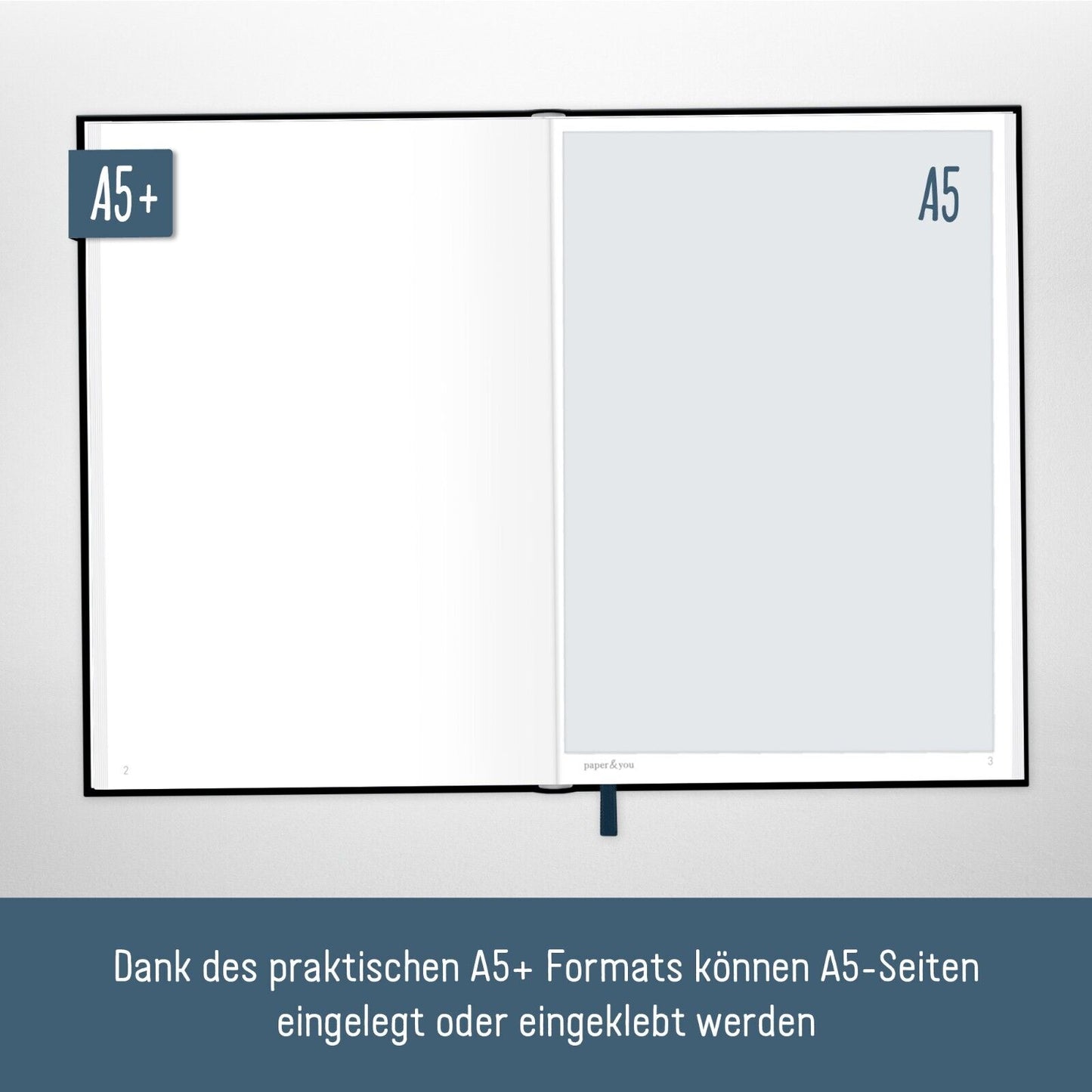 paper&you Notizbuch Classic / blanko / A5+ / New Adventures / Häfft-Verlag