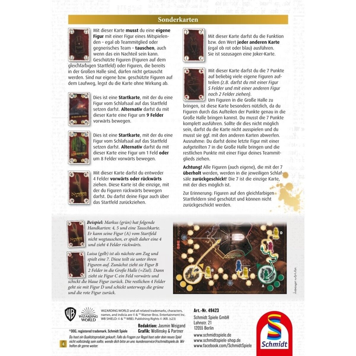 Brettspiel DOG Harry Potter von Schmidt Spiele / Wizarding World