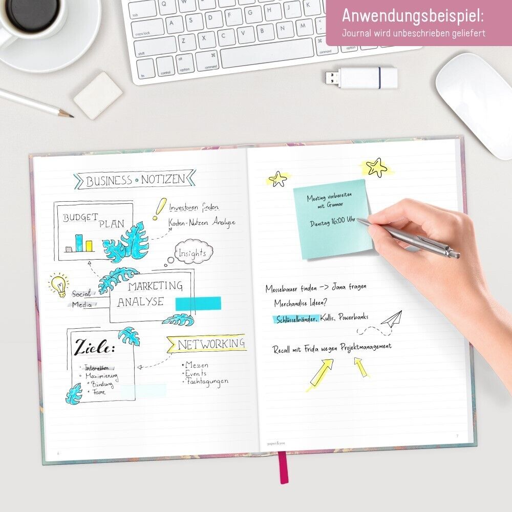 paper&you Journal A4+ / liniert / Silky Pink / Häfft-Verlag