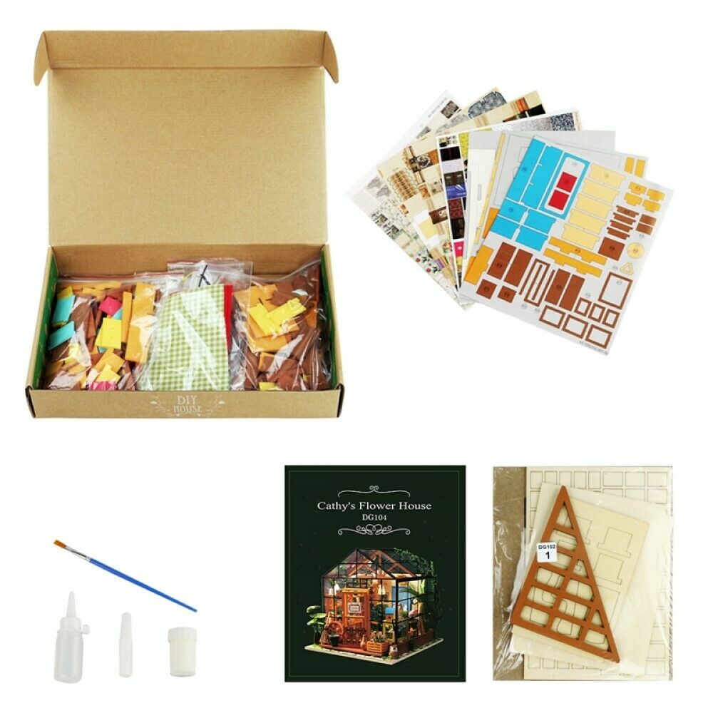 Rolife 3D-Holz-Puzzle DIY Miniature House "Cathy´s Flower House"