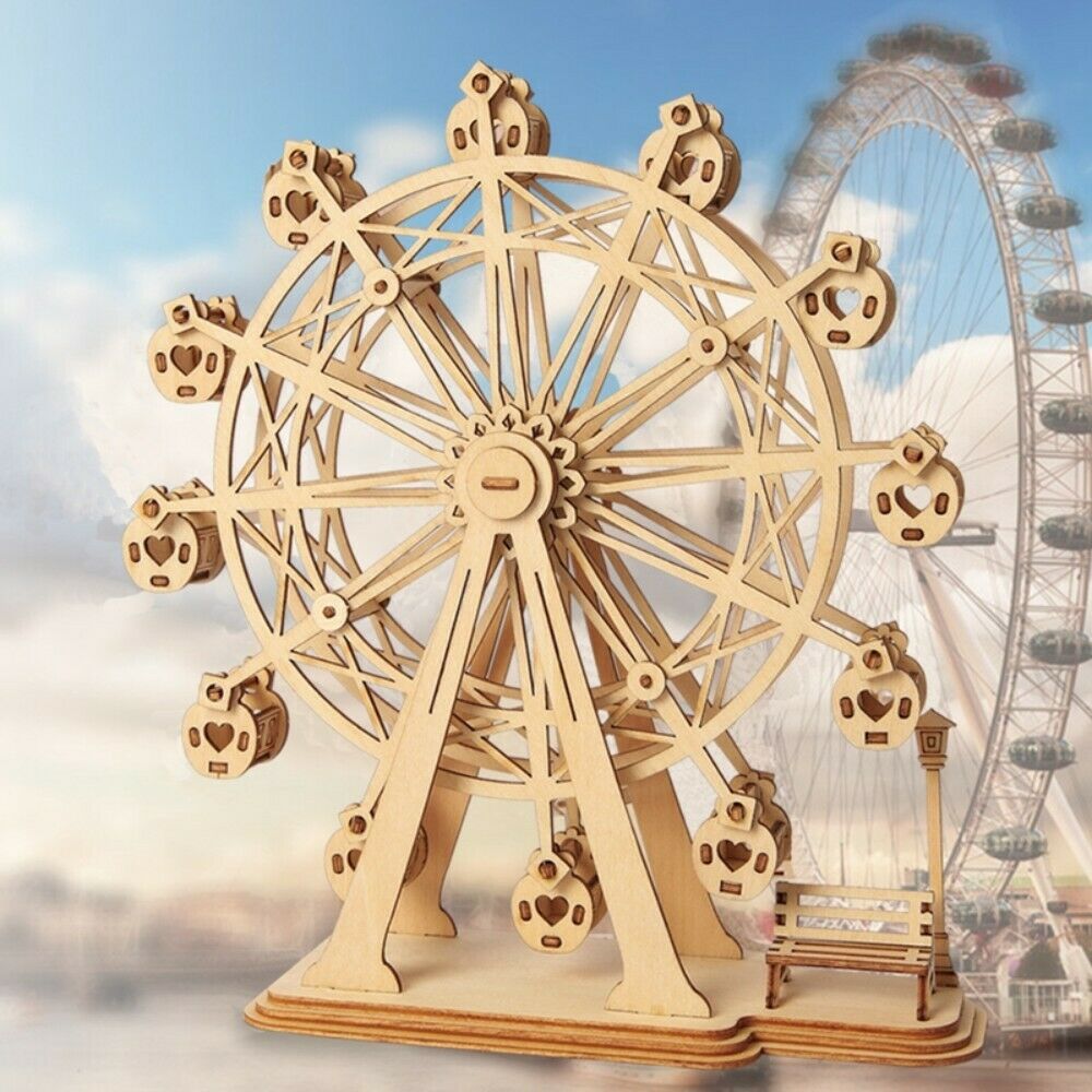 Rolife 3D-Holz-Puzzle "Ferris Wheel"