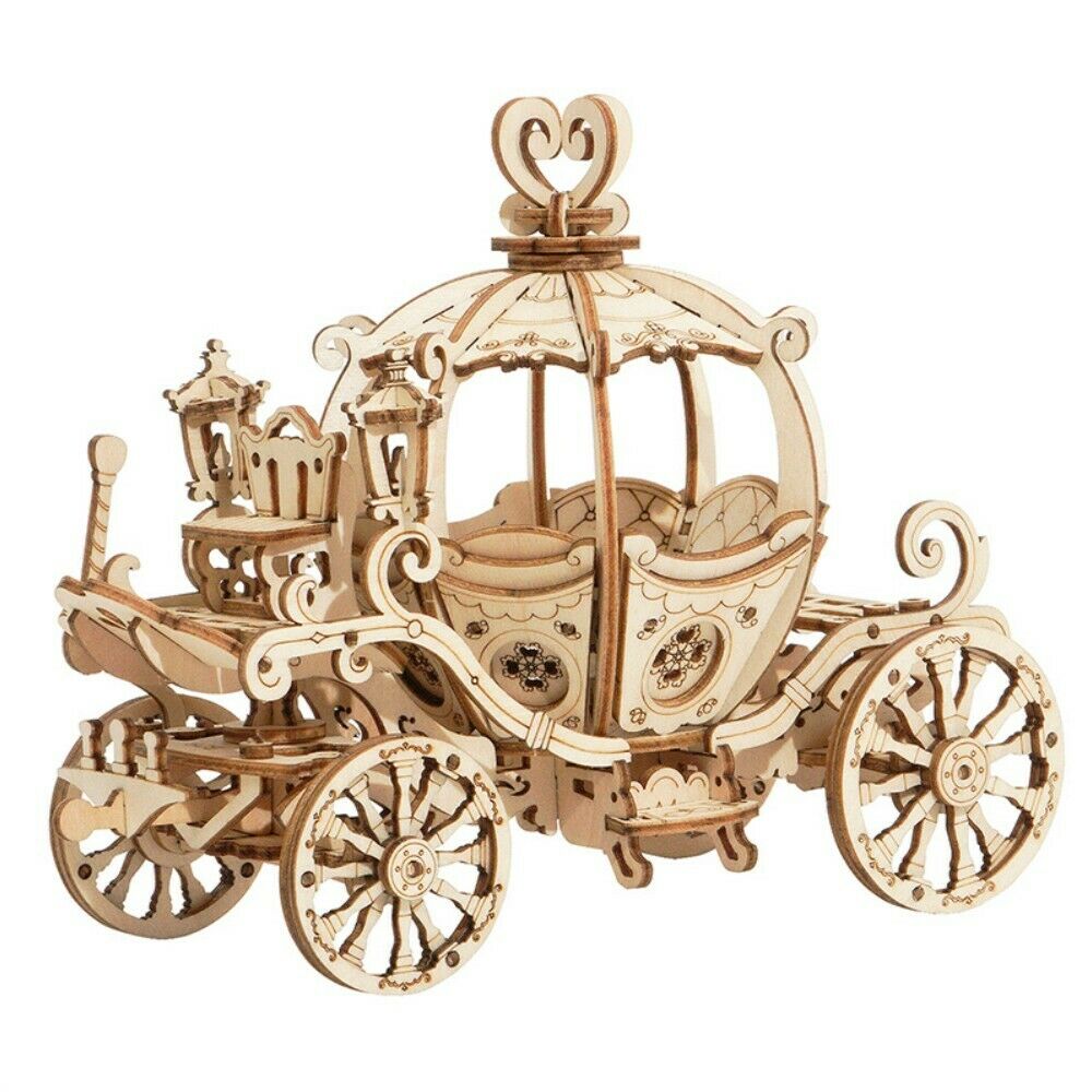 Rolife 3D-Holz-Puzzle "Pumpkin Cart"