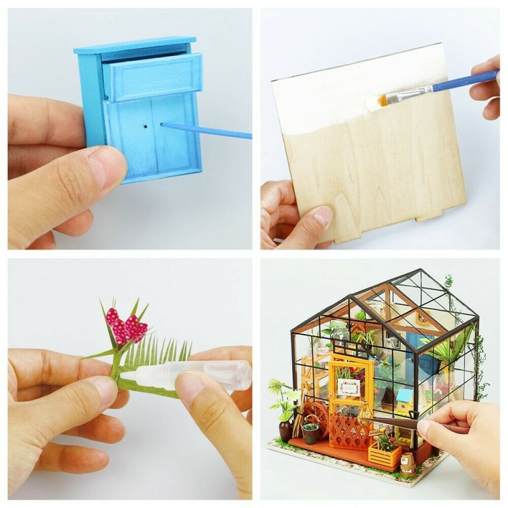 Rolife 3D-Holz-Puzzle DIY Miniature House "Cathy´s Flower House"