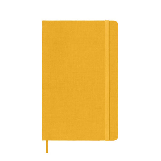 Moleskine Notizbuch Hardcover Stoffeinband Large / A5 / liniert / orangegelb