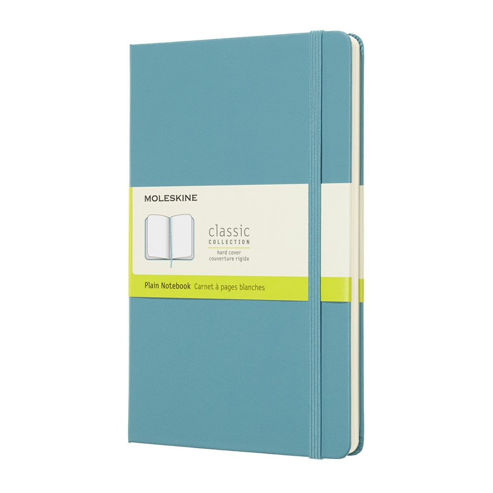 Moleskine Notizbuch Hardcover Large / A5 / blanko / riffblau