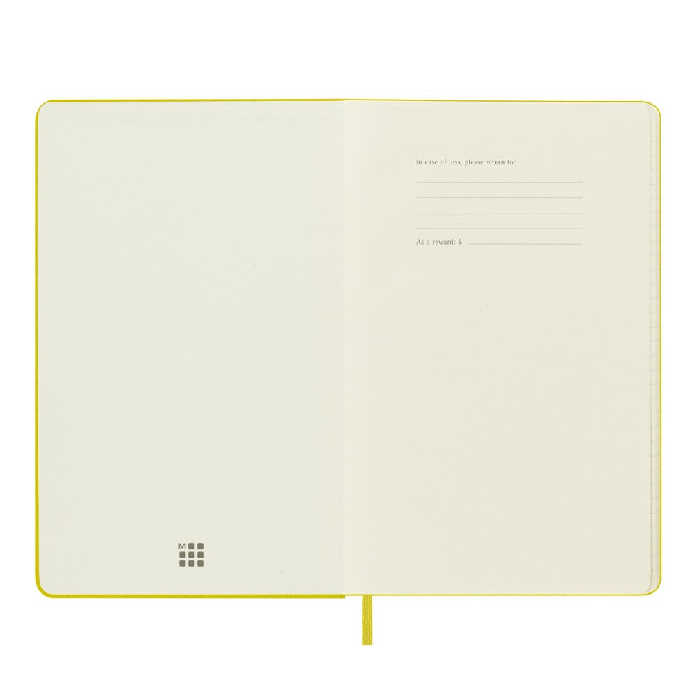 Moleskine Notizbuch Hardcover Stoffeinband Large / A5 / liniert / strohgelb