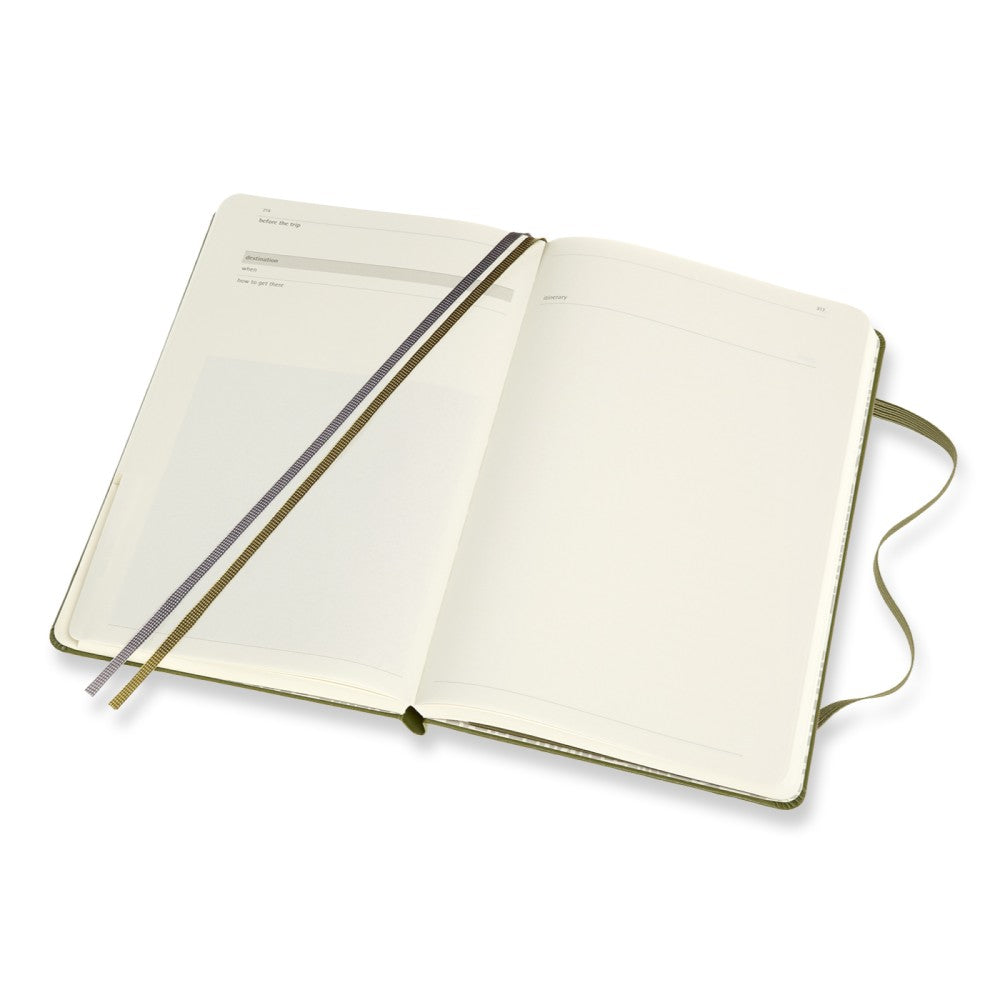 Moleskine Passion Journal Hardcover Large / A5 / Reisen / grün