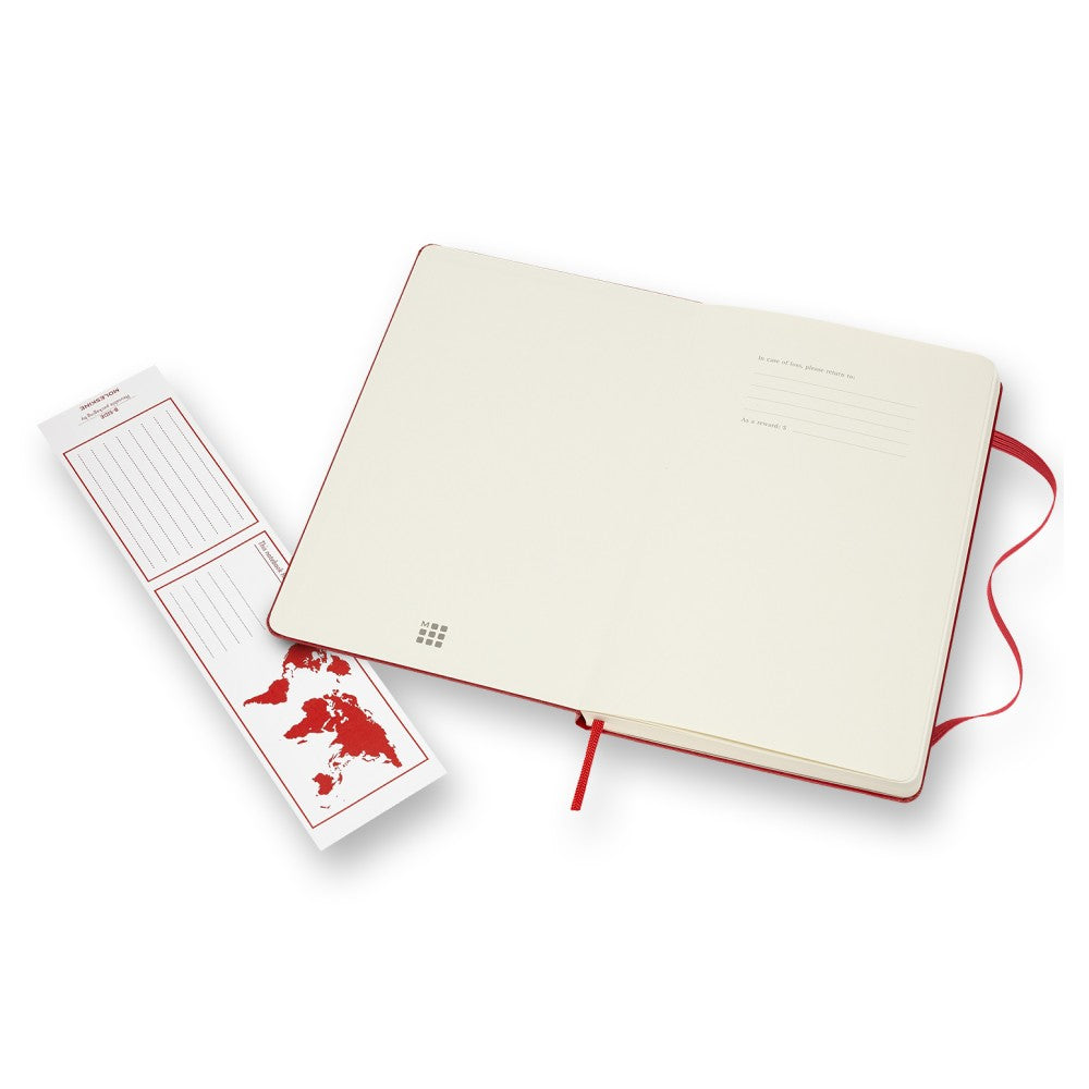 Moleskine Notizbuch Hardcover Large / A5 / blanko / scharlachrot