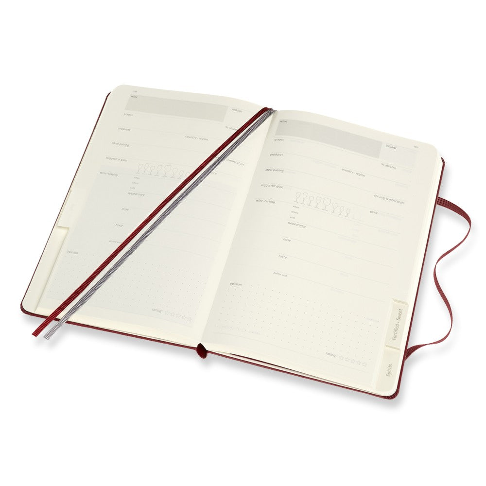 Moleskine Passion Journal Hardcover Large / A5 / Wein / dunkelrot