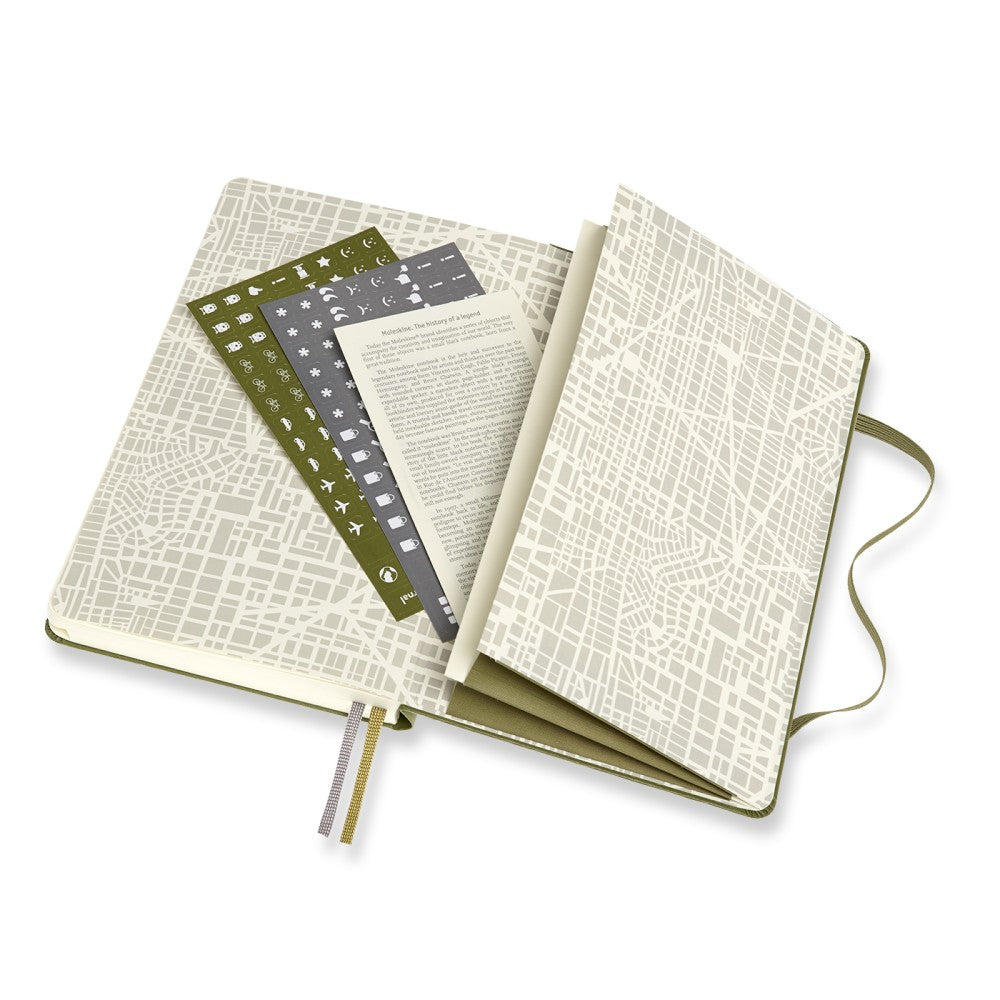 Moleskine Passion Journal Hardcover Large / A5 / Reisen / grün