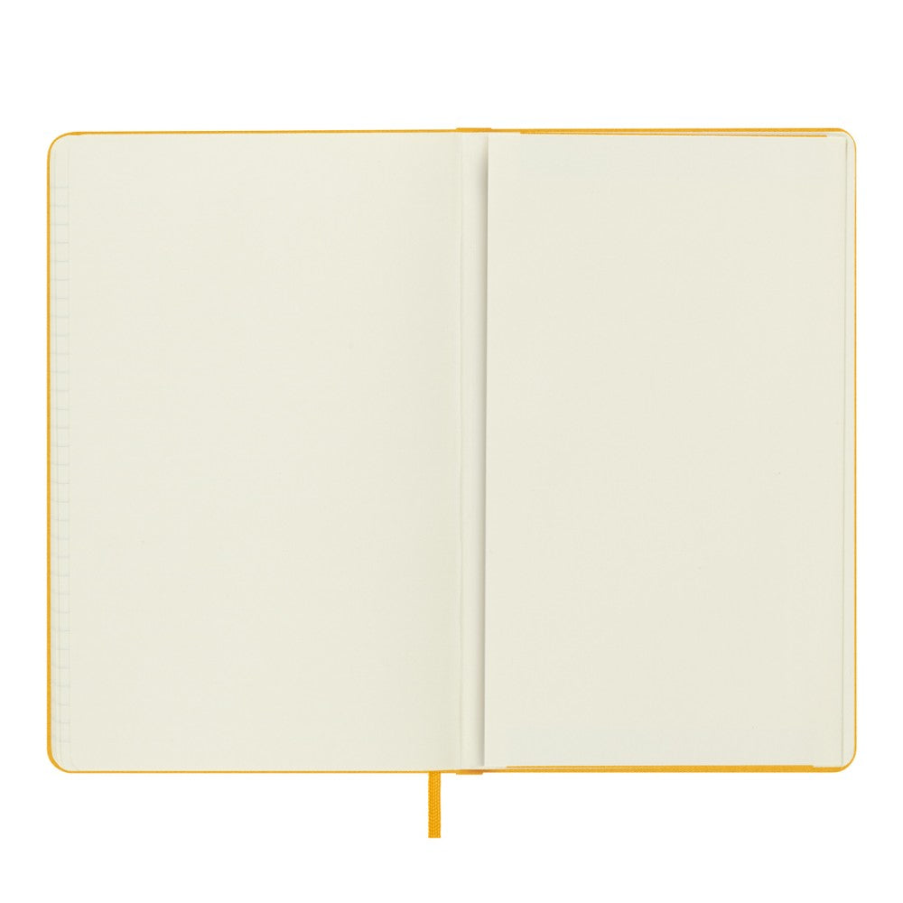 Moleskine Notizbuch Hardcover Stoffeinband Large / A5 / liniert / orangegelb