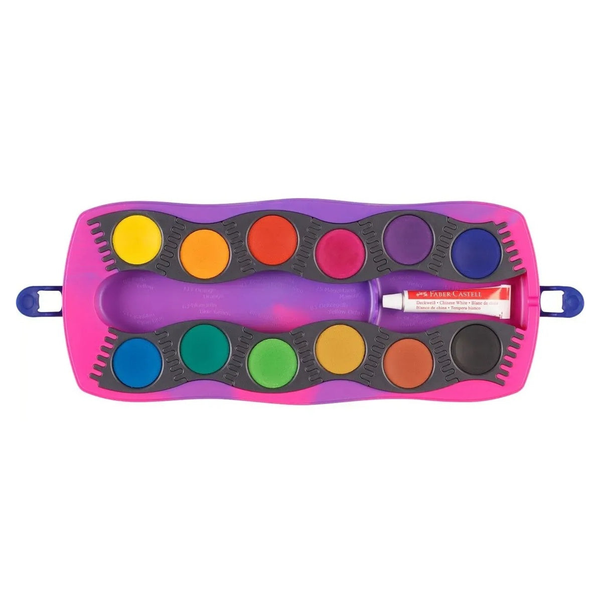 Faber Castell Farbkasten Connector / Einhorn-Edition / 12 Farben
