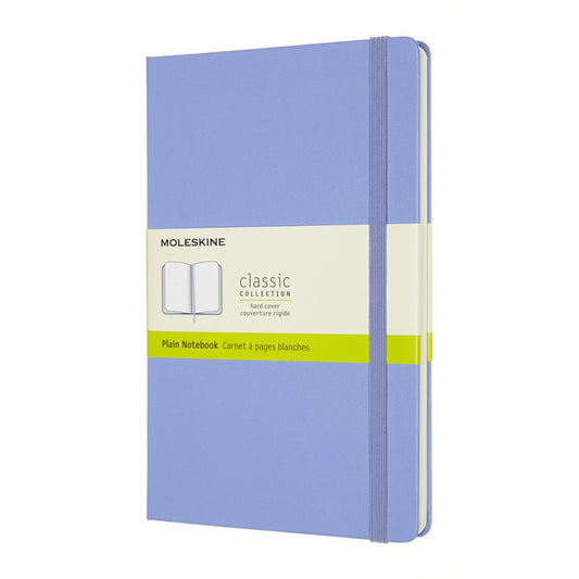 Moleskine Notizbuch Hardcover Large / A5 / blanko / hortensienblau