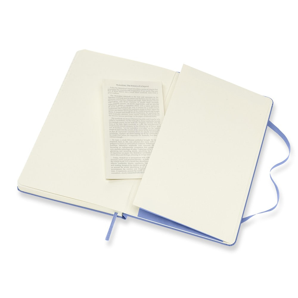 Moleskine Notizbuch Hardcover Large / A5 / blanko / hortensienblau