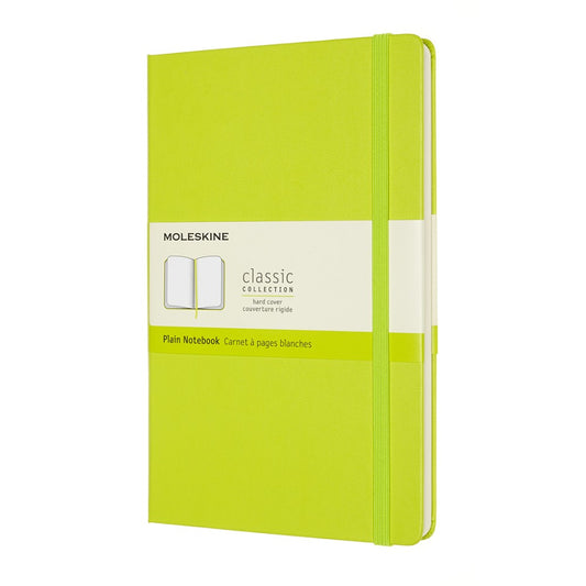 Moleskine Notizbuch Hardcover Large / A5 / blanko / limettengrün