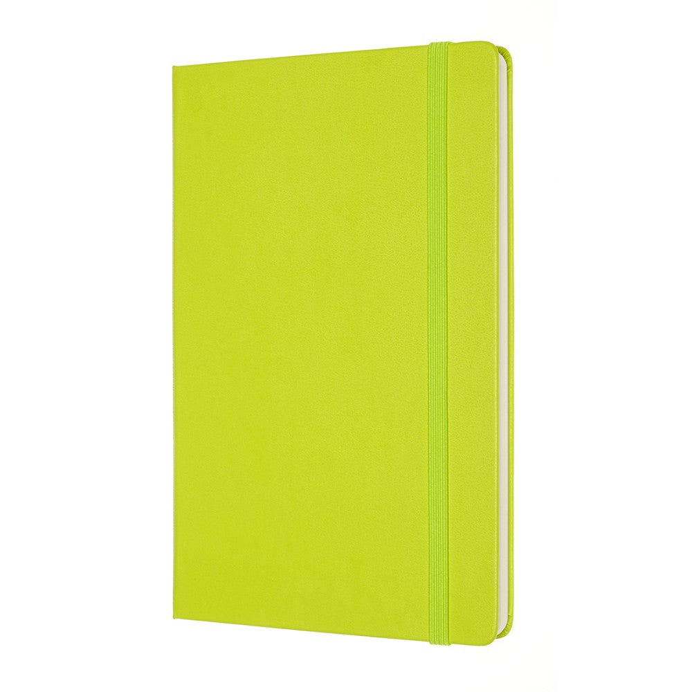 Moleskine Notizbuch Hardcover Large / A5 / blanko / limettengrün