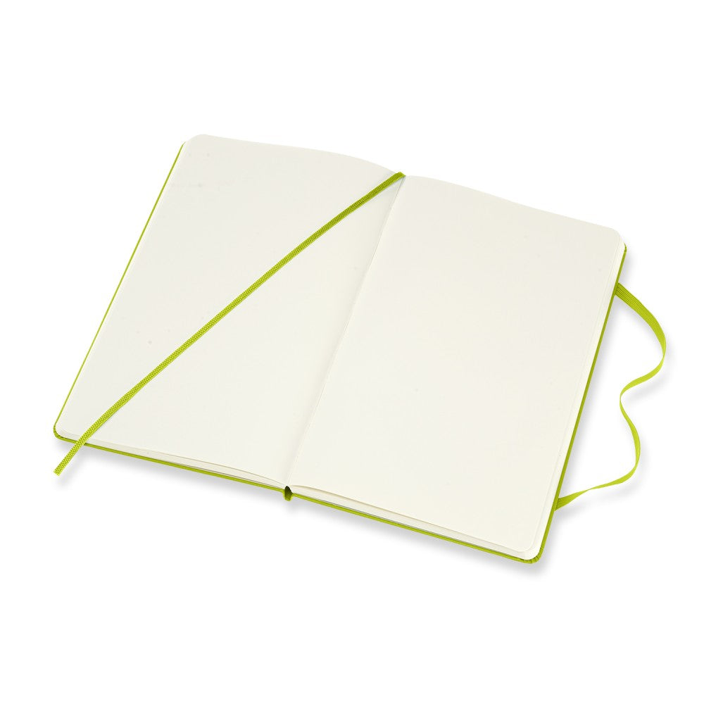 Moleskine Notizbuch Hardcover Large / A5 / blanko / limettengrün