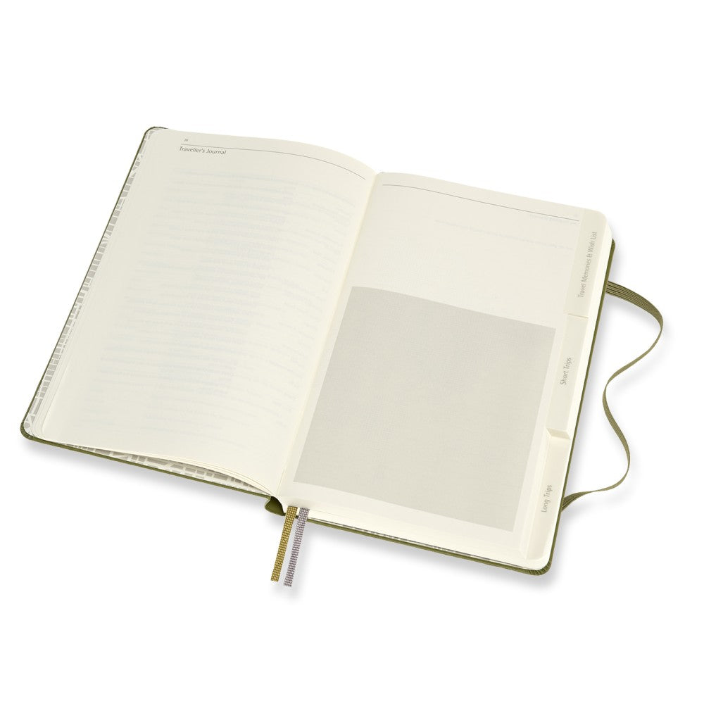 Moleskine Passion Journal Hardcover Large / A5 / Reisen / grün