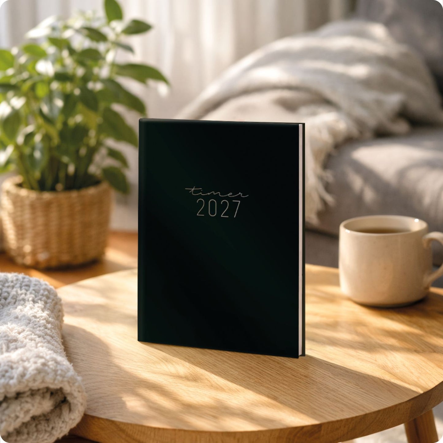 Chäff-Timer 2026/2027 / 17 Monate / A5 / Black Edition / Häfft-Verlag