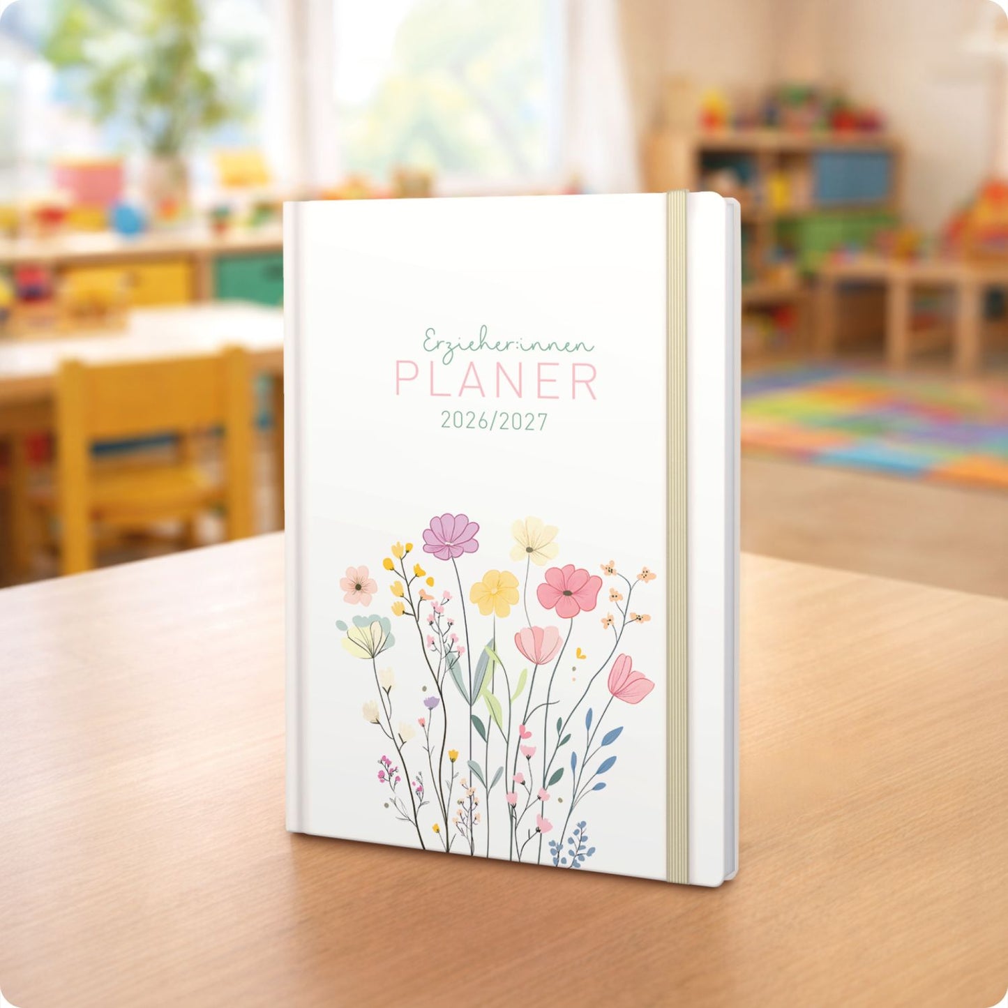 Häfft Erzieher-Planer 2026/2027 / A5+ / Flower Joy