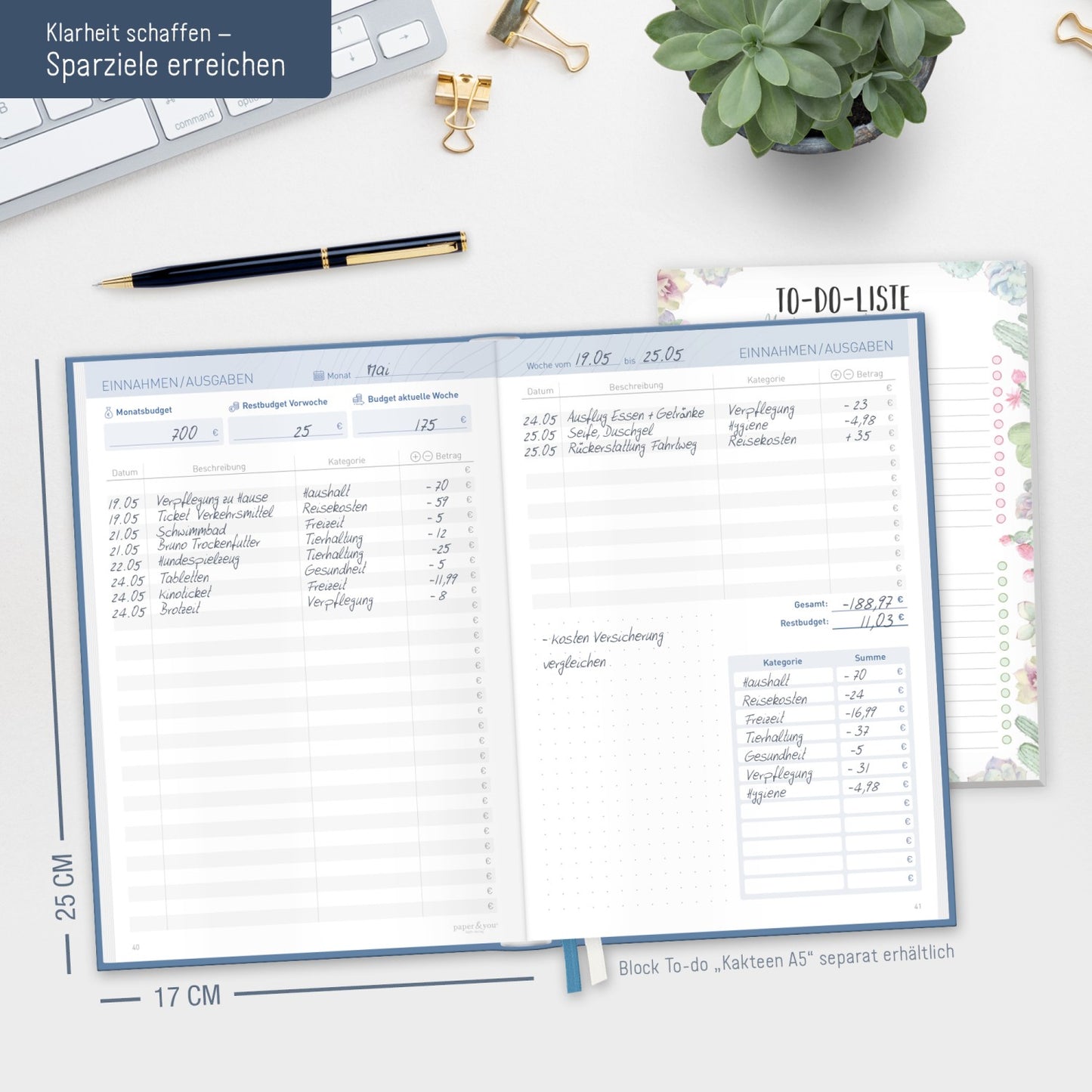 Finanzplaner A5+ / Finance & Life / vom Häfft-Verlag