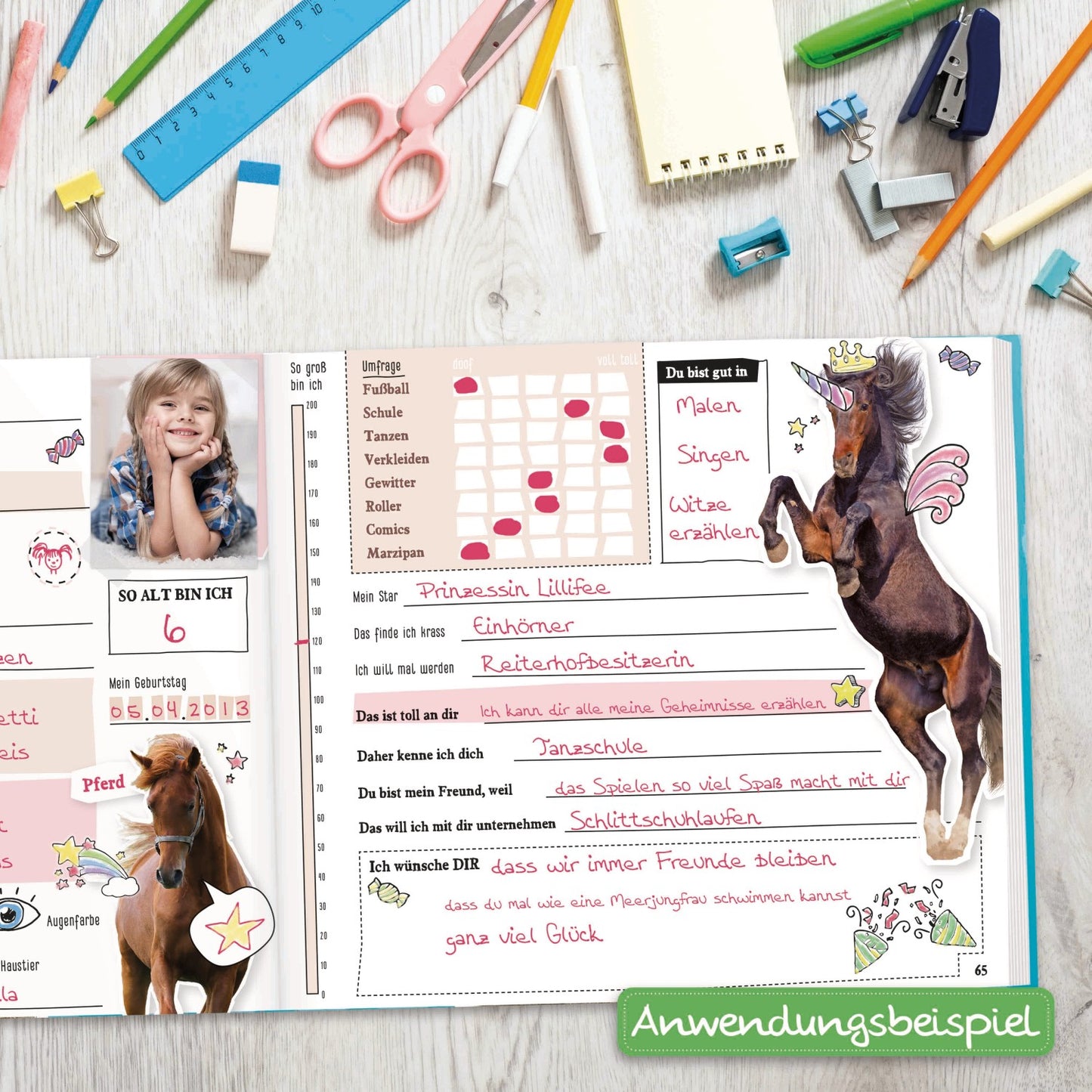 Freundebuch Tierisch gute Freunde / Erdmännchen / vom Häfft-Verlag