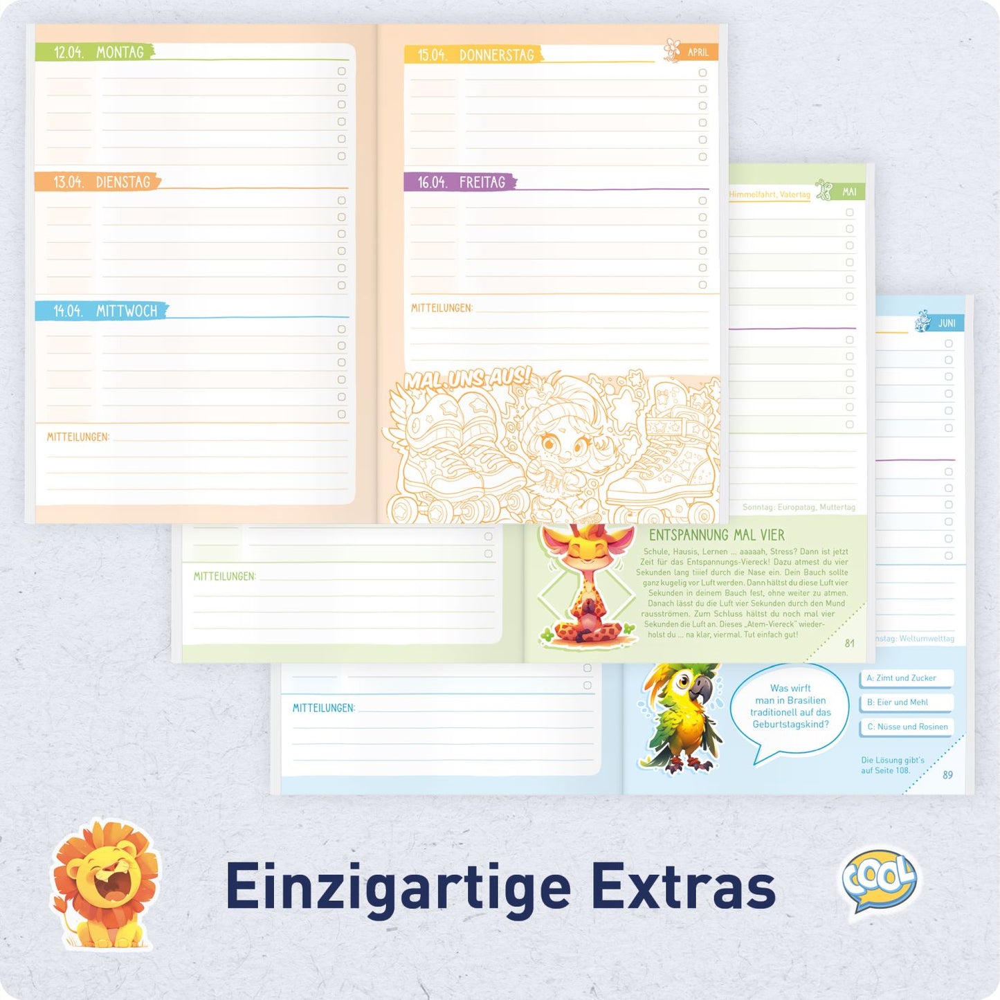 Das Grundschul-Hausaufgabenheft 2026/2027 / A5 / Gaming / Häfft-Verlag