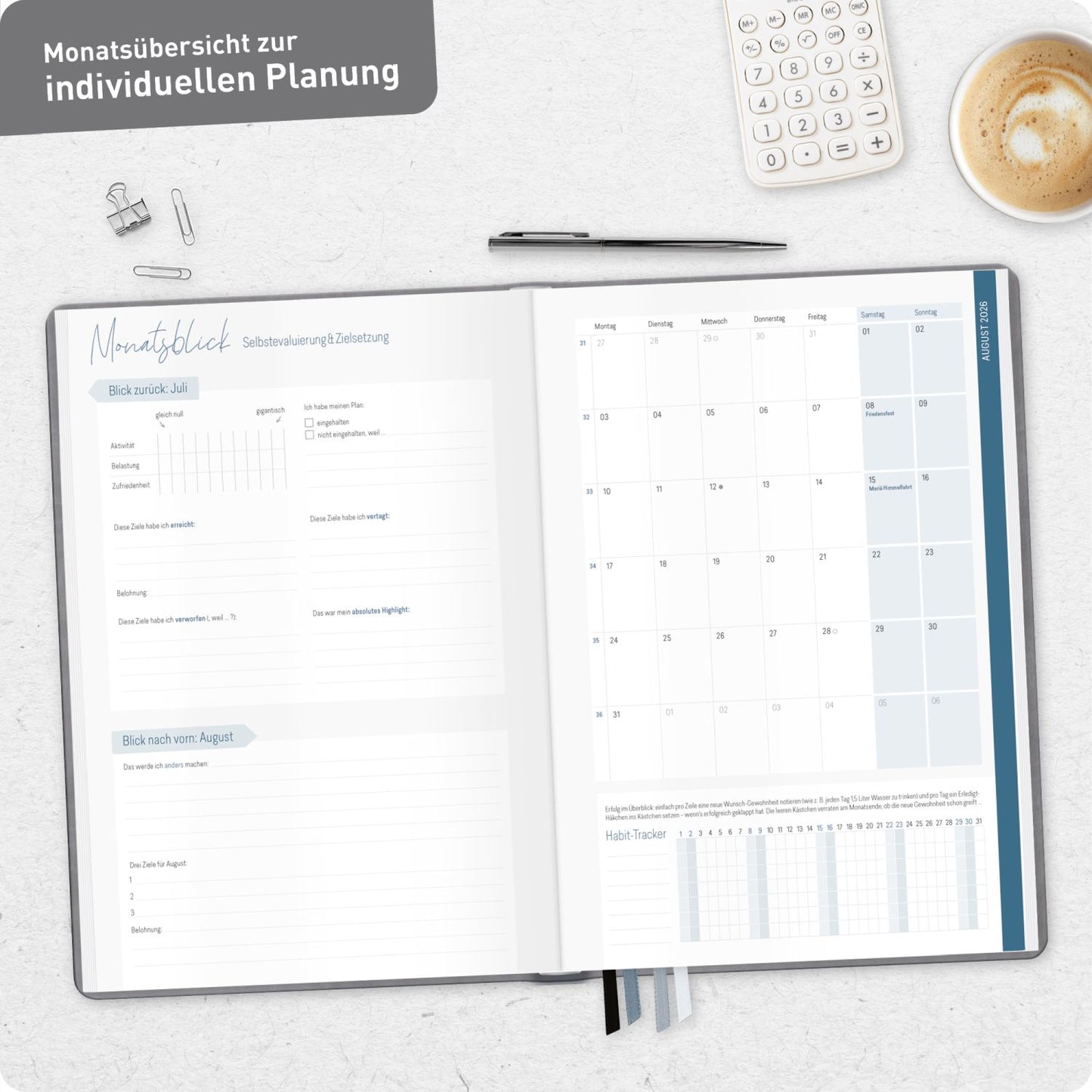 Häfft Lehrer-Planer 2026/2027 / A4+ / KL / Grey Edition