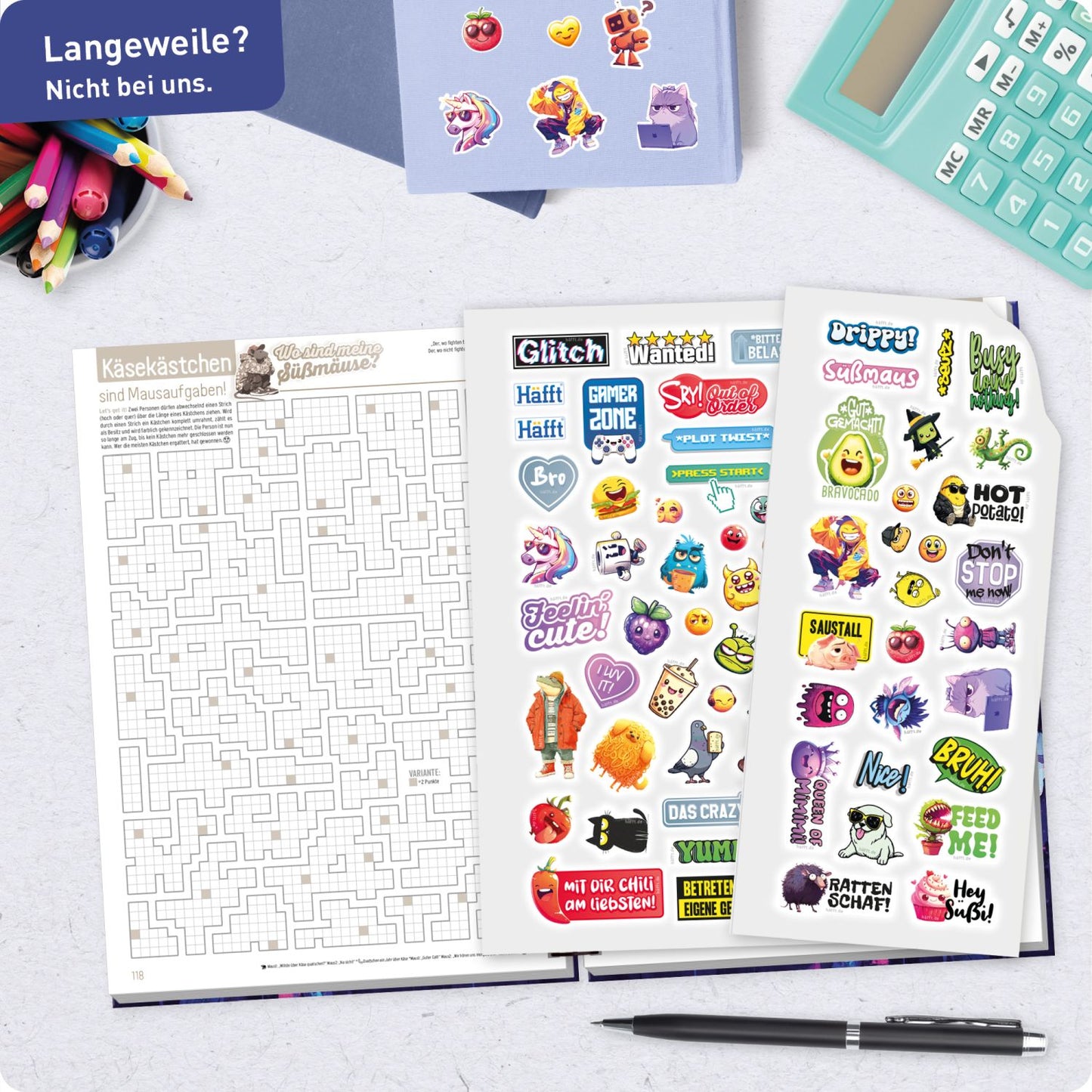 Häfft PLANER Premium - Schüler-Kalender 2026/2027 / A5 / Dark Bloom / Häfft-Verlag