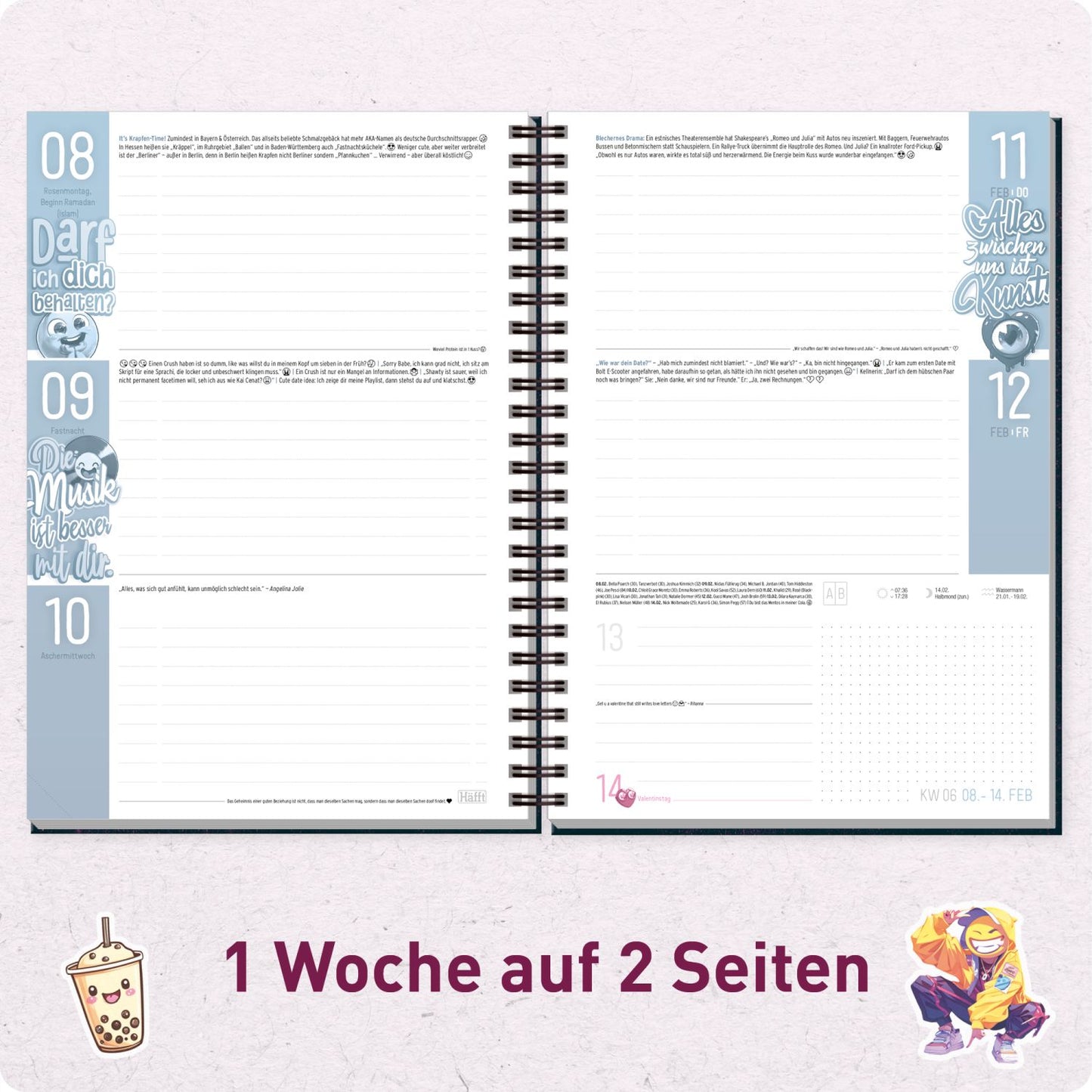 Häfft PLANER Premium - Schüler-Kalender 2026/2027 / A5 / Duck off / Häfft-Verlag