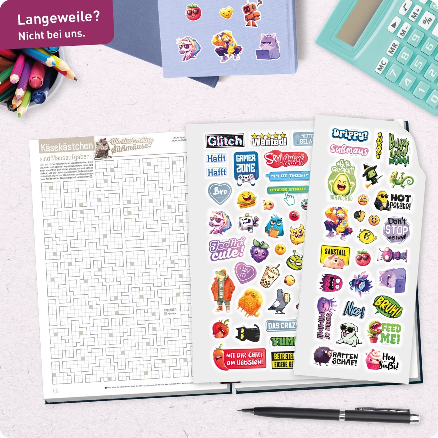 Häfft PLANER Premium - Schüler-Kalender 2026/2027 / A5 / Duck off / Häfft-Verlag
