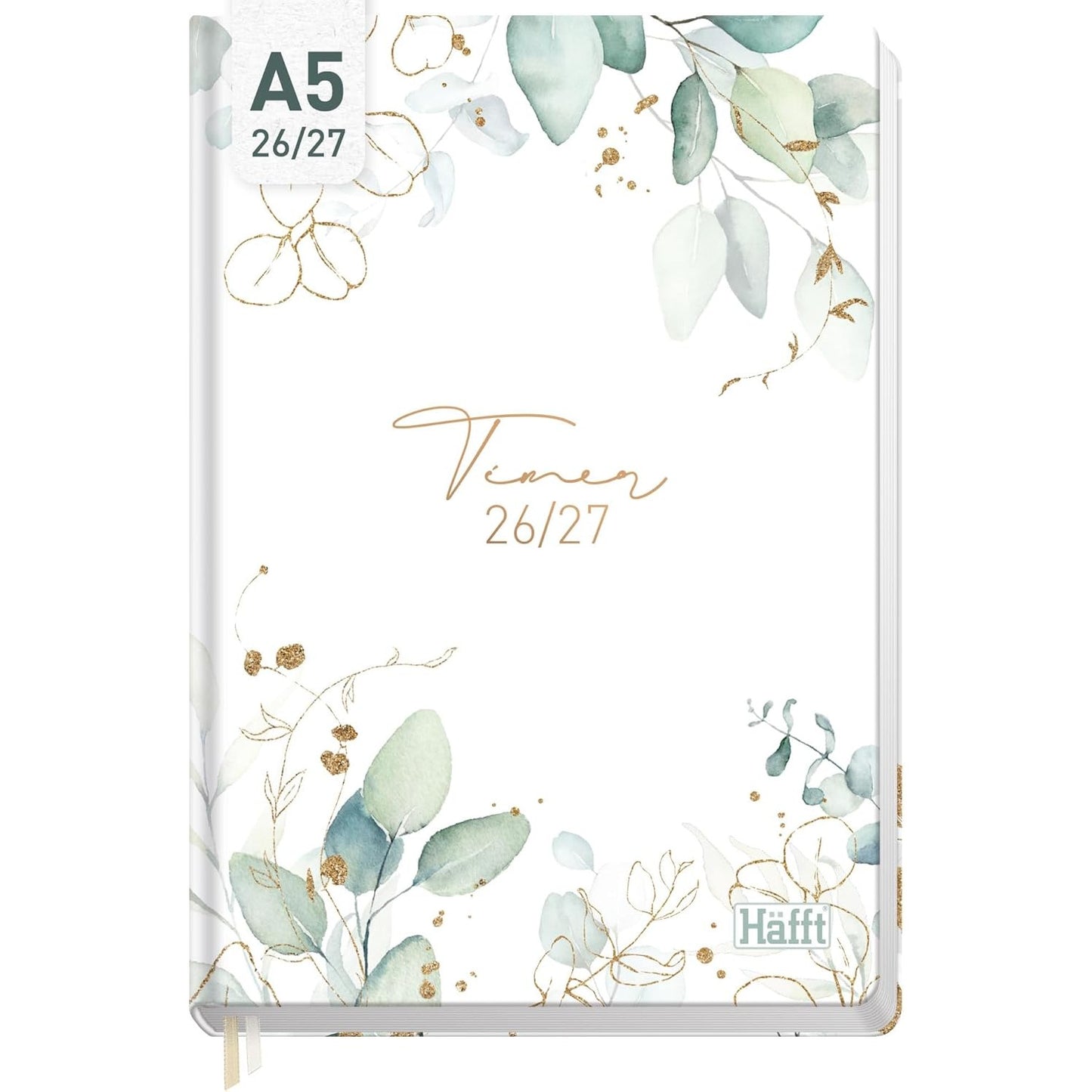 Häfft-Timer Jugendkalender 2026/2027 / A5 / Blattgold / Häfft-Verlag