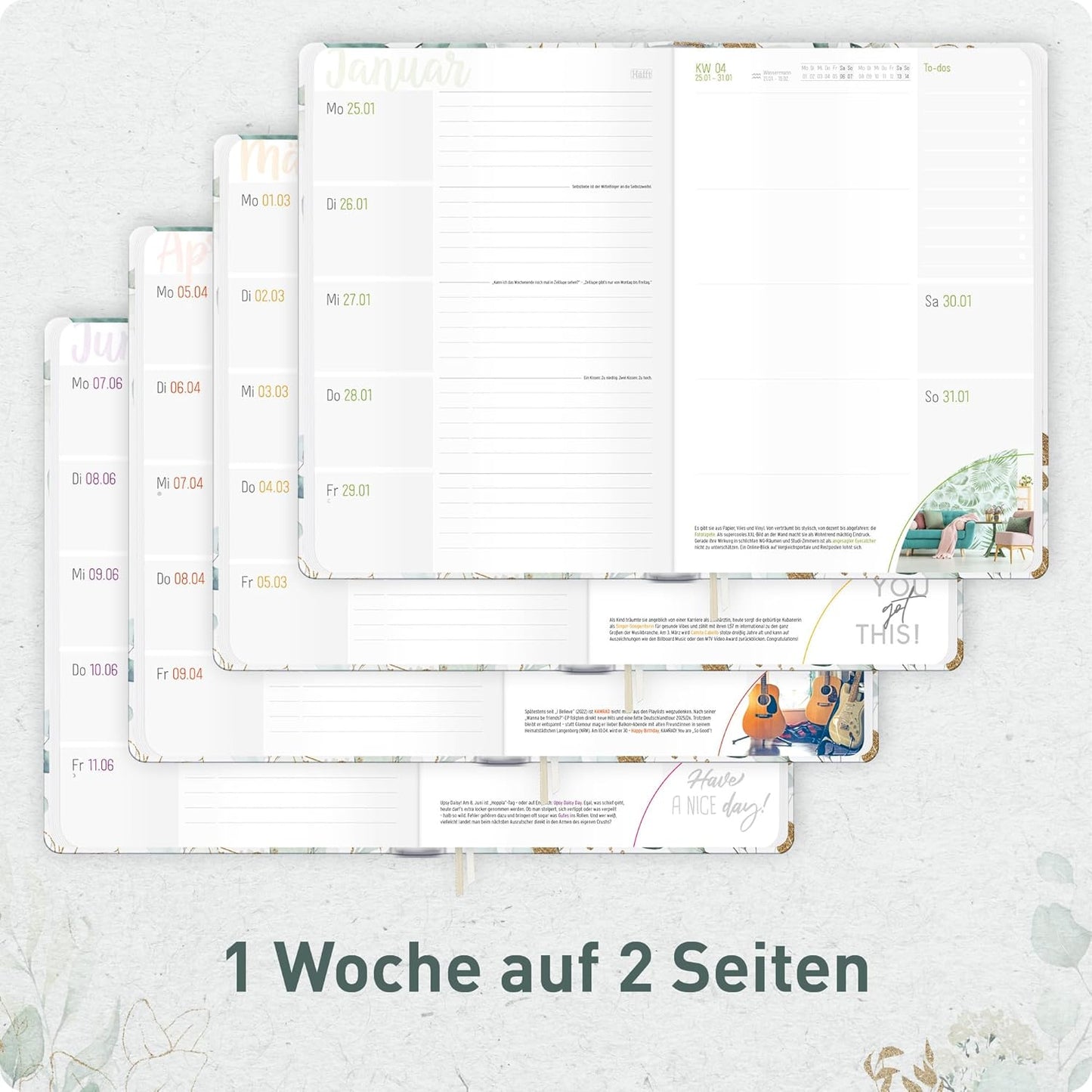 Häfft-Timer Jugendkalender 2026/2027 / A5 / Blattgold / Häfft-Verlag