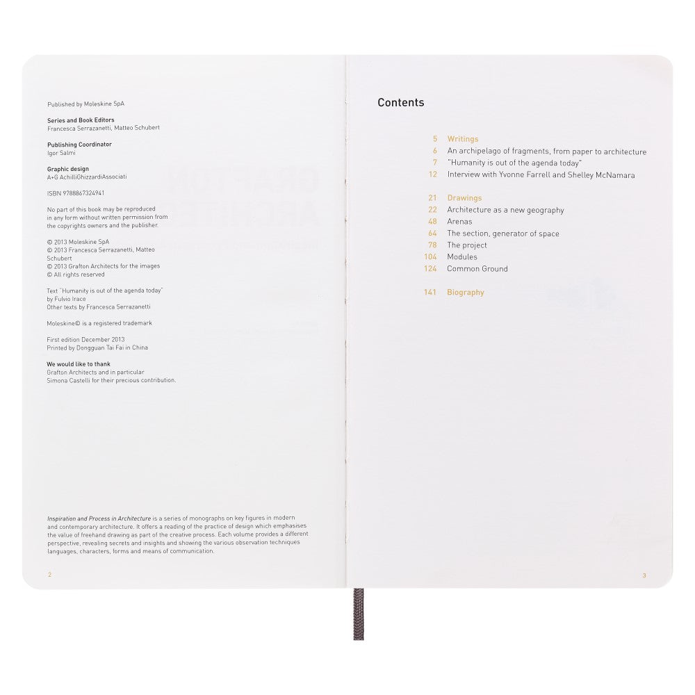 Moleskine Architektur-Buch - Grafton Architects