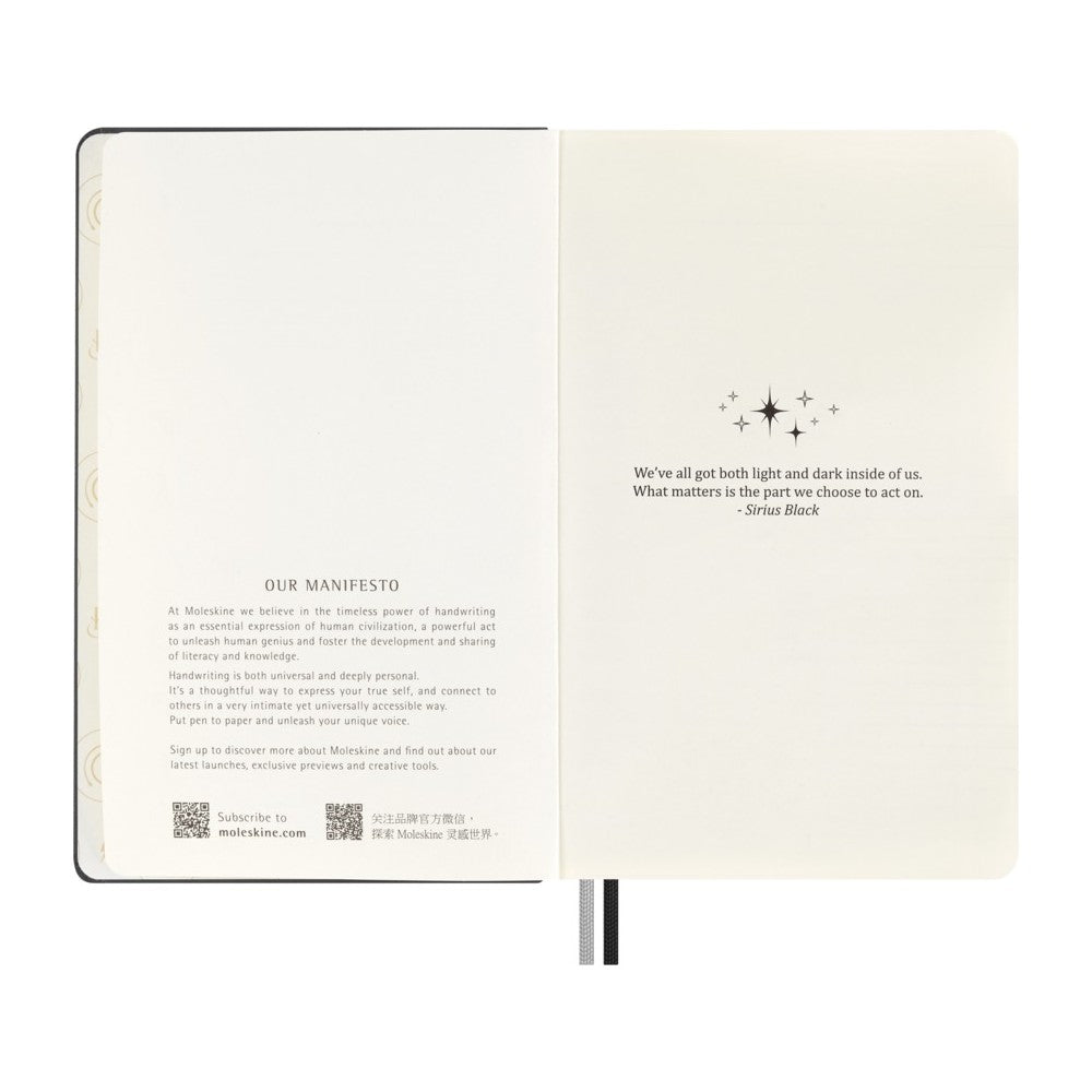 Moleskine "Harry-Potter"-Box Kaweco Tintenroller & Notizbuch / Hardcover / Large / Liniert